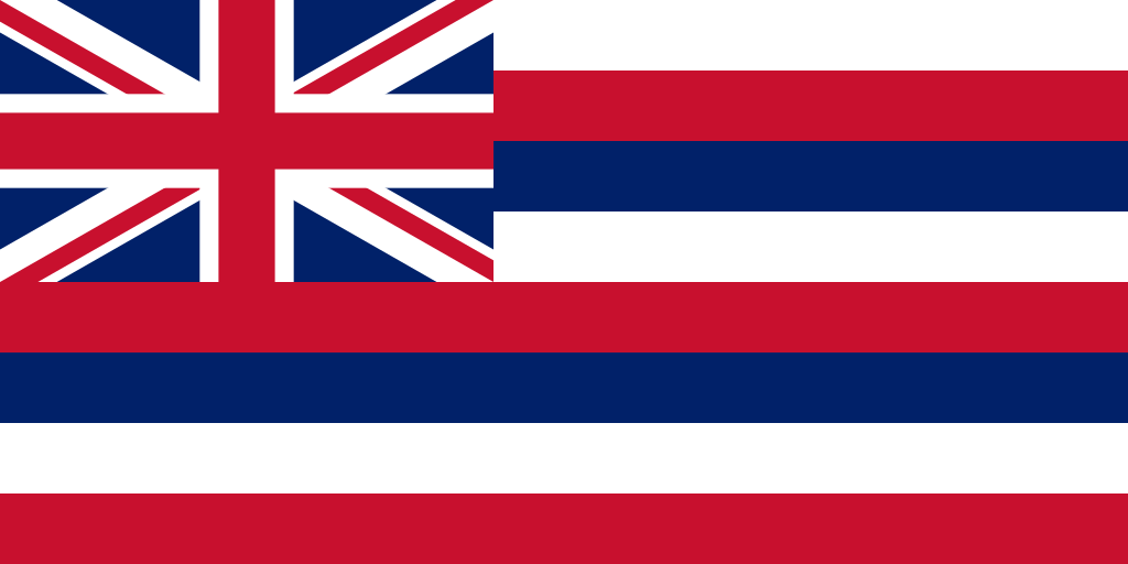 The state flag of Hawaii